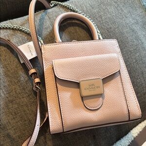Coach Pink Leather Crossbody Bag